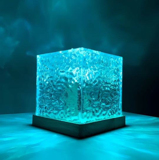 Water Ripple Projection Night Light with Remote Control, 16 Colours