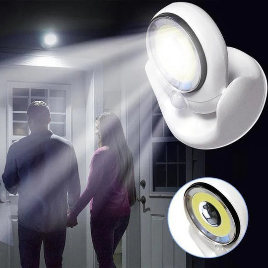 Motion Sensor LED Outdoor Light with Weatherproof Design