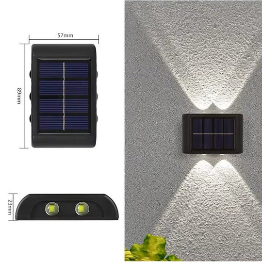 Solar LED Outdoor Wall Light for Energy Efficient Lighting