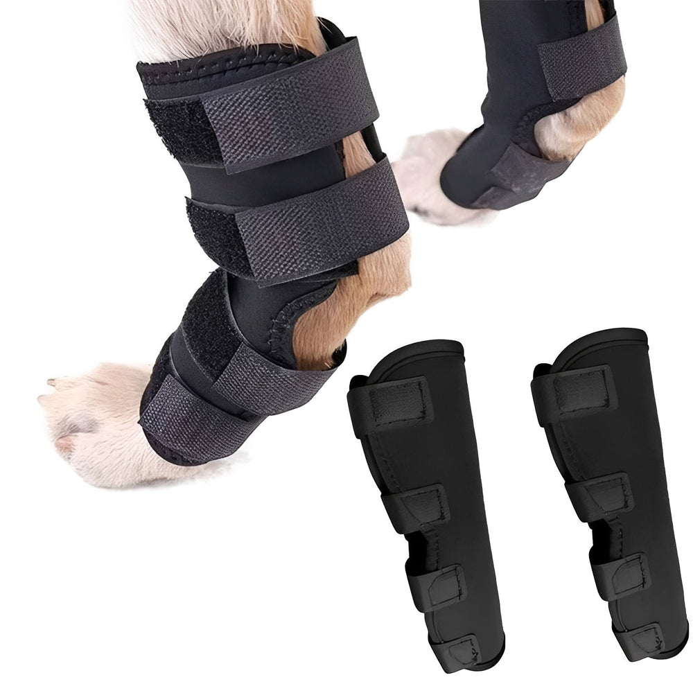 Dog Leg Support Brace with Adjustable Straps