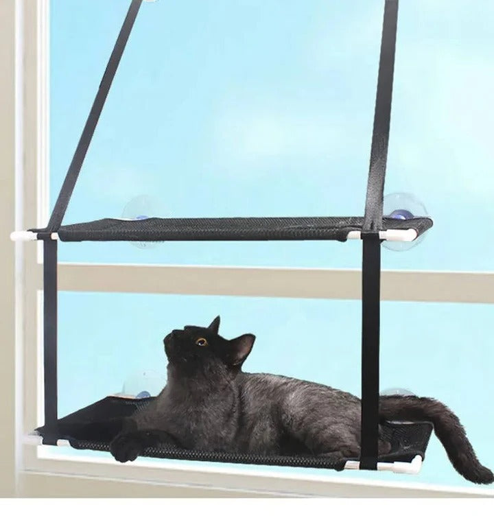Window Perch Hammock for Cats with Suction Mount