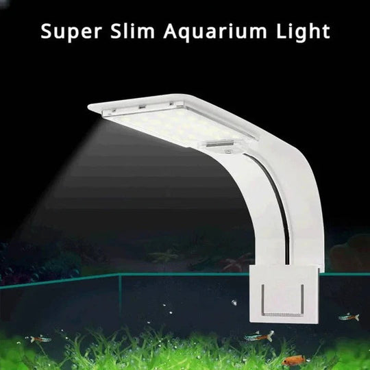 Slim LED Aquarium Light for Fish Tanks and Plants