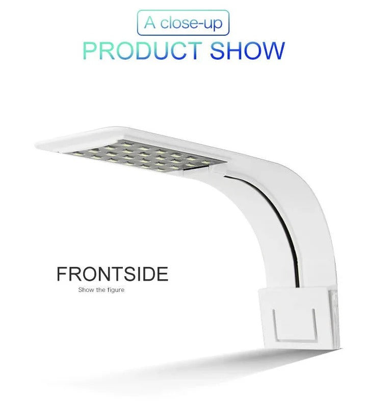 Slim LED Aquarium Light for Fish Tanks and Plants