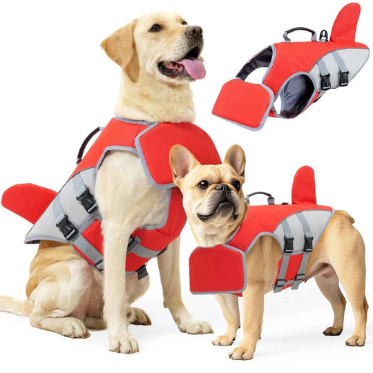 Floating Life Jacket for Dogs with Buoyancy Support