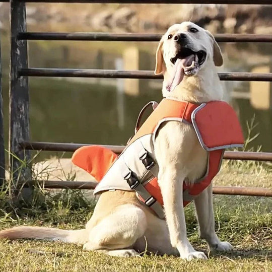 Floating Life Jacket for Dogs with Buoyancy Support