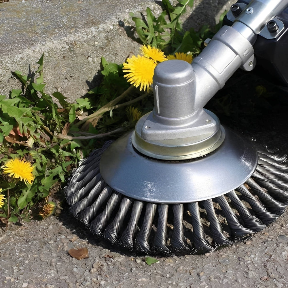 Weed Brush and Trimmer with Carbon Steel Blade
