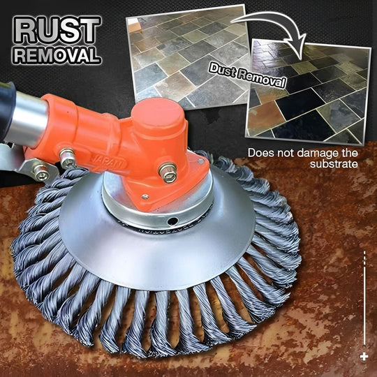 Weed Brush and Trimmer with Carbon Steel Blade