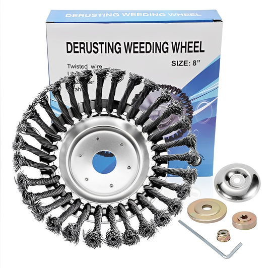 Weed Brush and Trimmer with Carbon Steel Blade