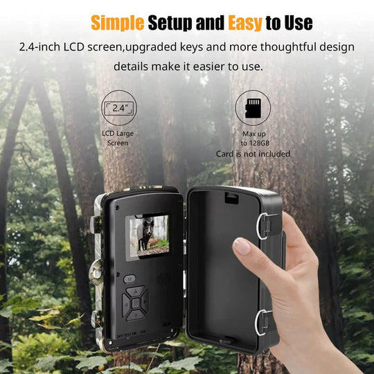 1080P Trail Camera with Night Vision Recording