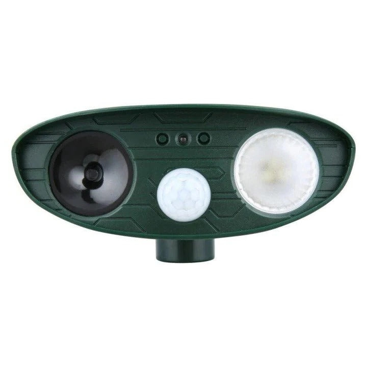 Solar Powered Ultrasonic Rabbit Repeller with Flashing Light