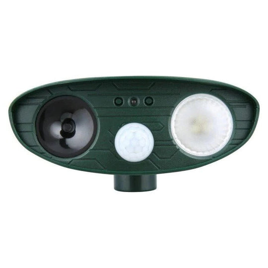 Solar Powered Ultrasonic Rabbit Repeller with Flashing Light