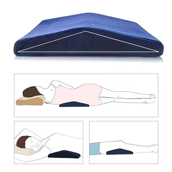 Lower Back Support Pillow with Breathable Mesh Cover