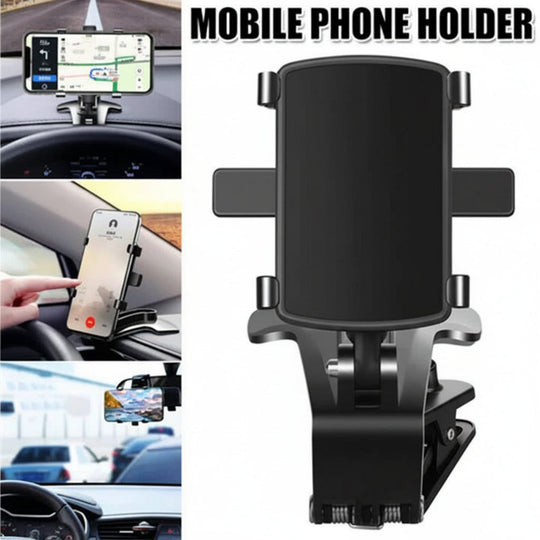 Universal Car Phone Holder with 360 Degree Rotation