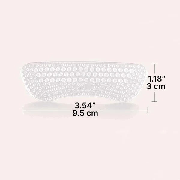 Silicone Heel Grips for Shoe Fit and Comfort