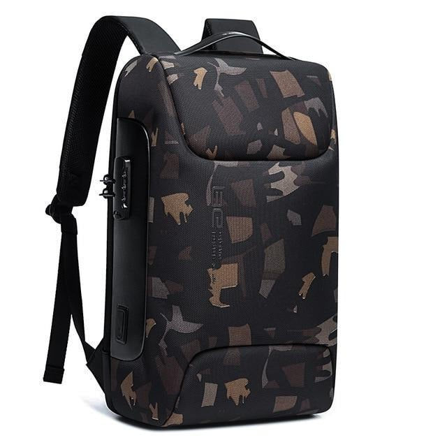 Waterproof Travel Backpack with Anti-Theft Security Pockets