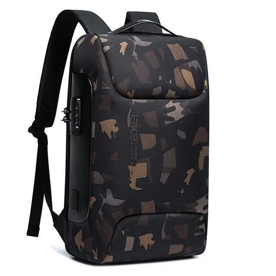 Waterproof Travel Backpack with Anti-Theft Security Pockets