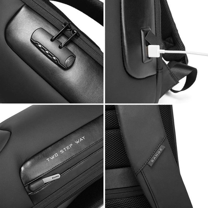Waterproof Travel Backpack with Anti-Theft Security Pockets