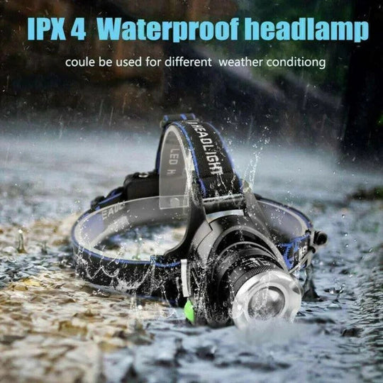 USB Rechargeable LED Headlamp for Hands-Free Lighting