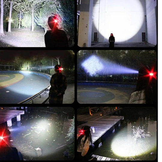 USB Rechargeable LED Headlamp for Hands-Free Lighting