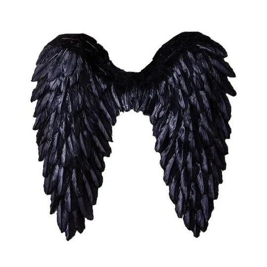 Angel Wings Costume with Realistic Feather Design