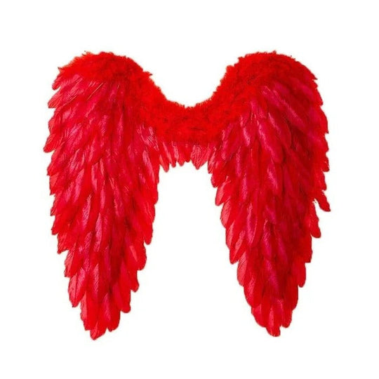 Angel Wings Costume with Realistic Feather Design