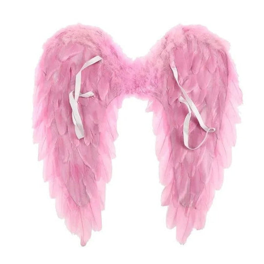 Angel Wings Costume with Realistic Feather Design