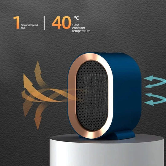 Compact Electric Space Heater with Energy Saving Mode