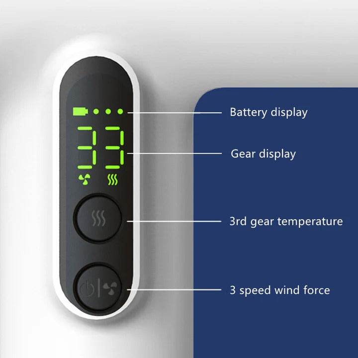 Cordless Hair Dryer with Adjustable Speed Settings