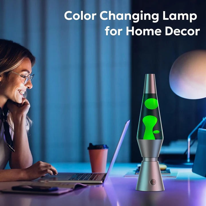 Motion Lava Lamp with Colour Changing Wax Flow