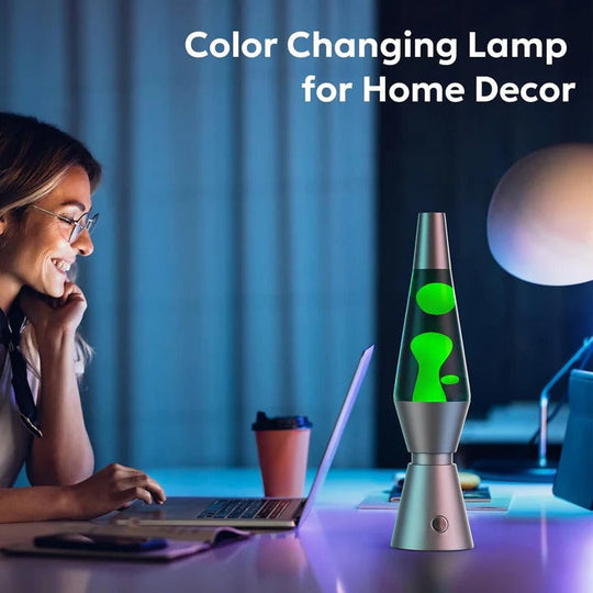 Motion Lava Lamp with Colour Changing Wax Flow