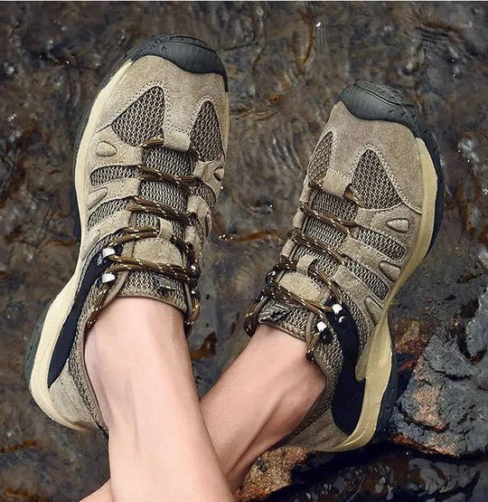 Women's Waterproof Hiking Shoes with All Terrain Traction
