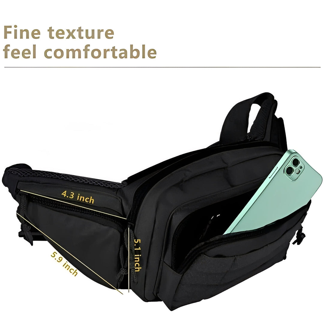 Waist Pouch with Concealed Compartment Design