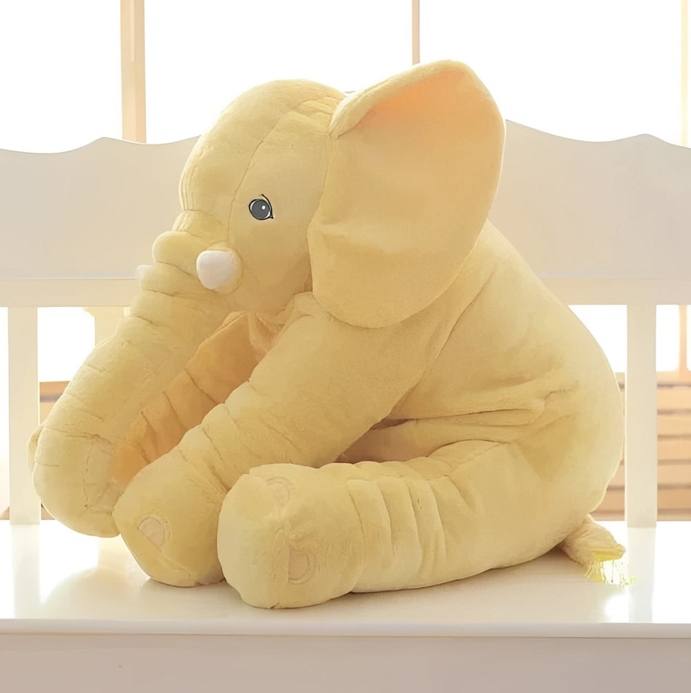 Plush Elephant Pillow with Soft Body Support for Infants