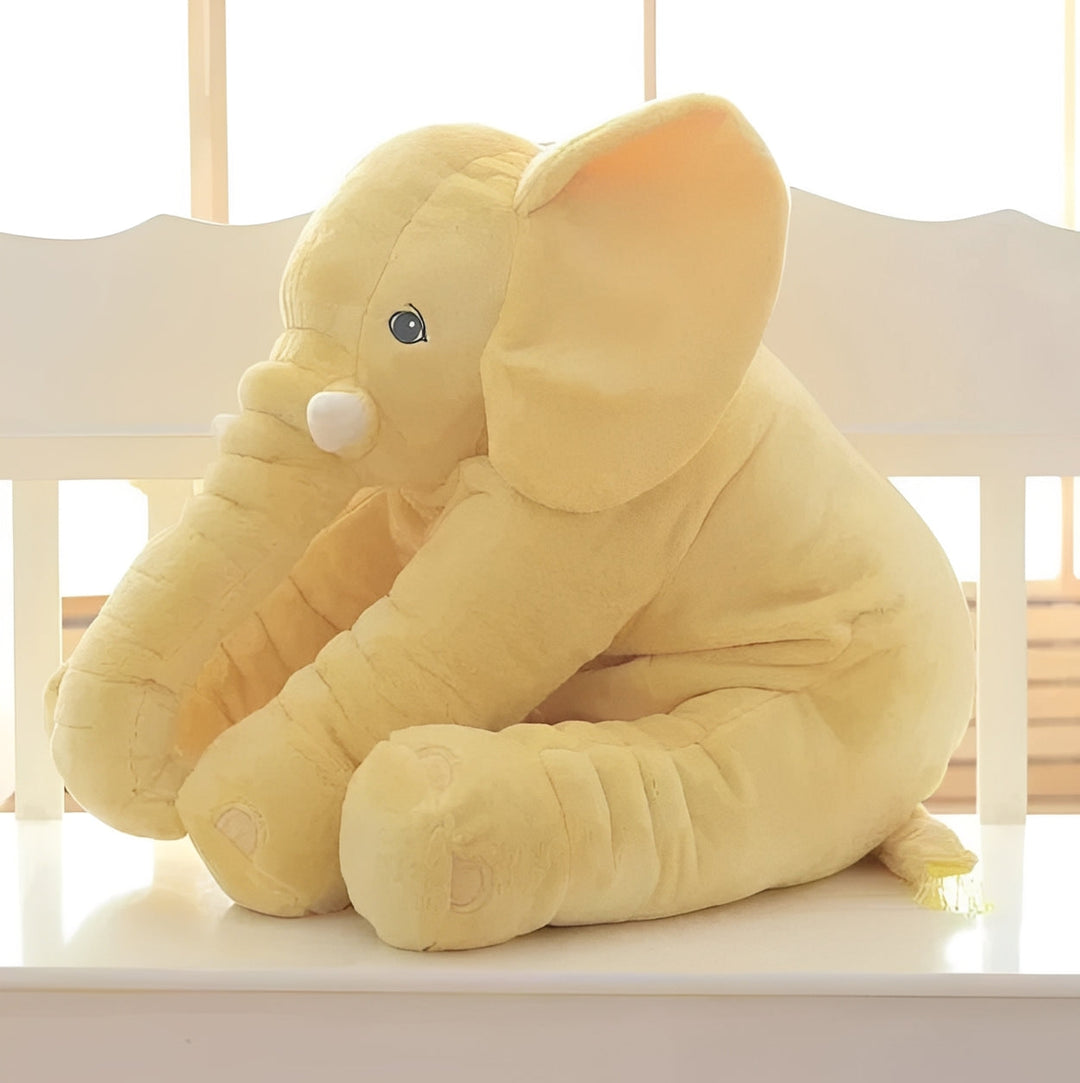 Plush Elephant Pillow with Soft Body Support for Infants