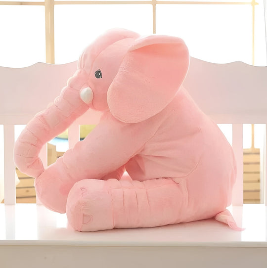 Plush Elephant Pillow with Soft Body Support for Infants