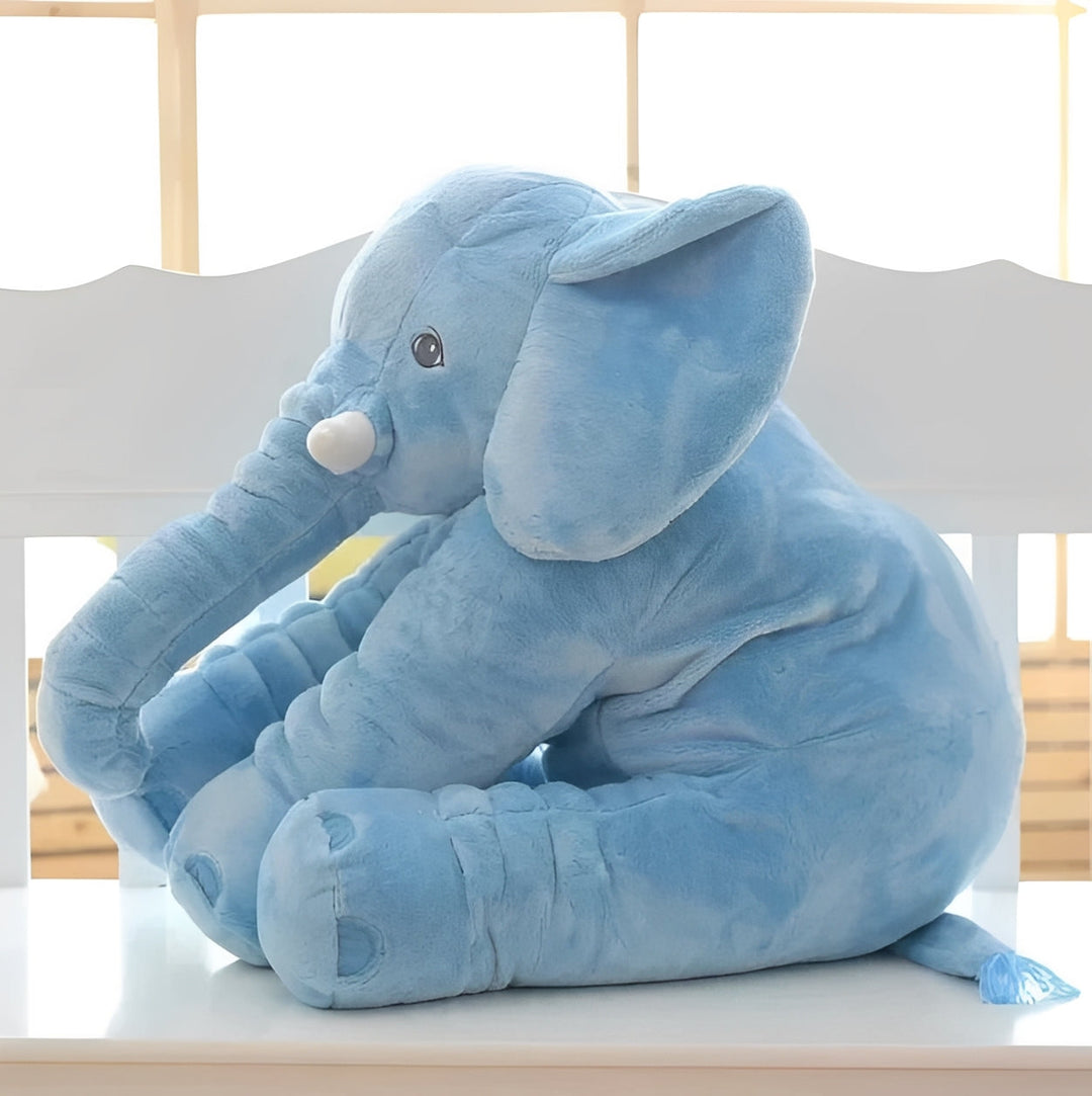 Plush Elephant Pillow with Soft Body Support for Infants