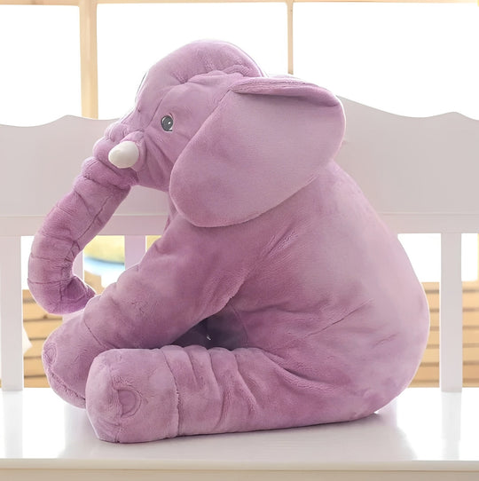 Plush Elephant Pillow with Soft Body Support for Infants