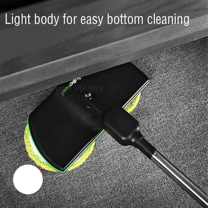 Rechargeable Electric Spin Mop with Rotating Cleaning Pads