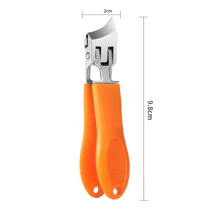 Wide Jaw Nail Clippers with Reinforced Cutting Edge