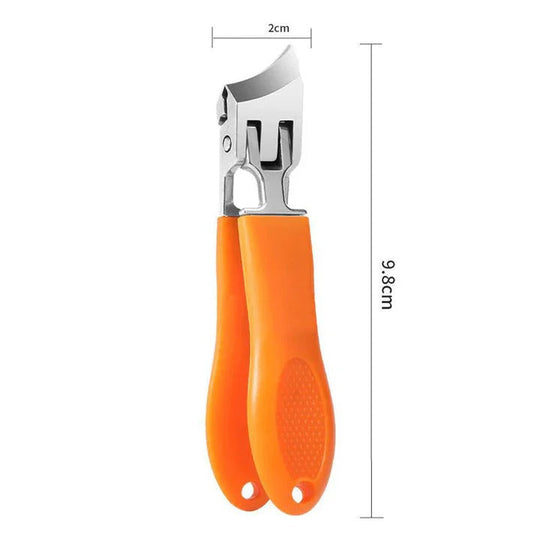 Wide Jaw Nail Clippers with Reinforced Cutting Edge