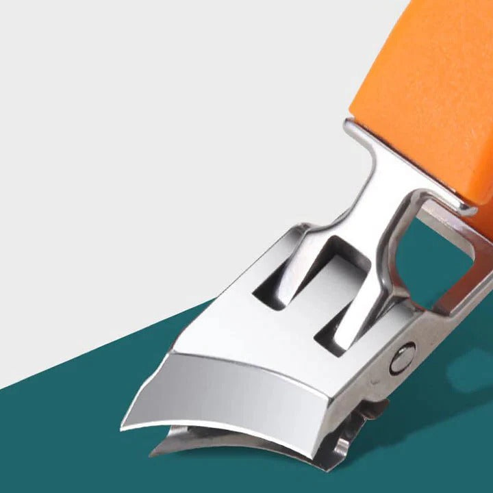 Wide Jaw Nail Clippers with Reinforced Cutting Edge