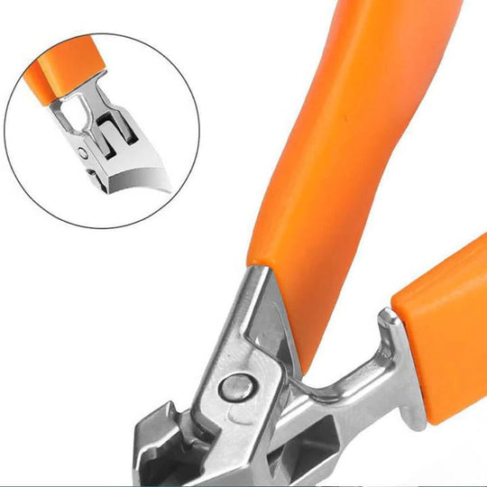 Wide Jaw Nail Clippers with Reinforced Cutting Edge