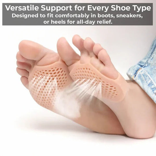 Gel Metatarsal Foot Pads for Forefoot Cushioning and Pressure Support