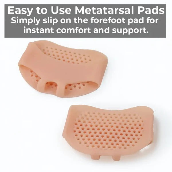 Gel Metatarsal Foot Pads for Forefoot Cushioning and Pressure Support