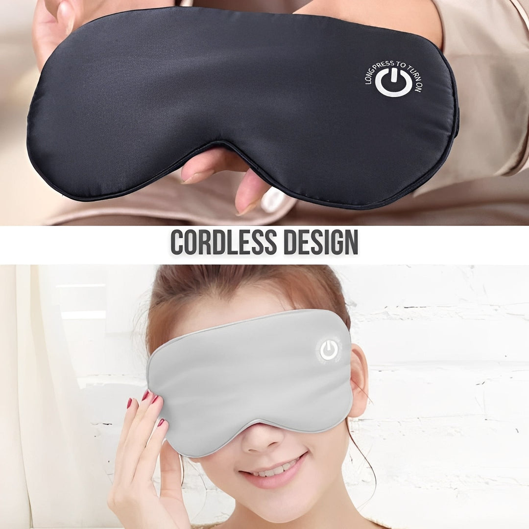 Rechargeable Heated Eye Mask for Relaxation and Sleep Support