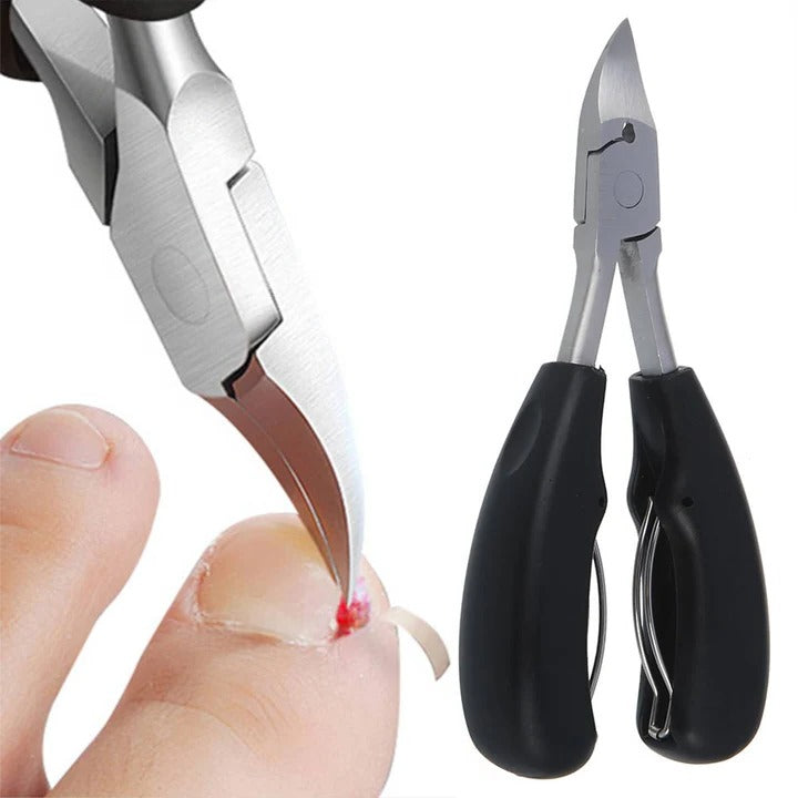 Wide Jaw Nail Clippers for Thick Nails with Built-In File