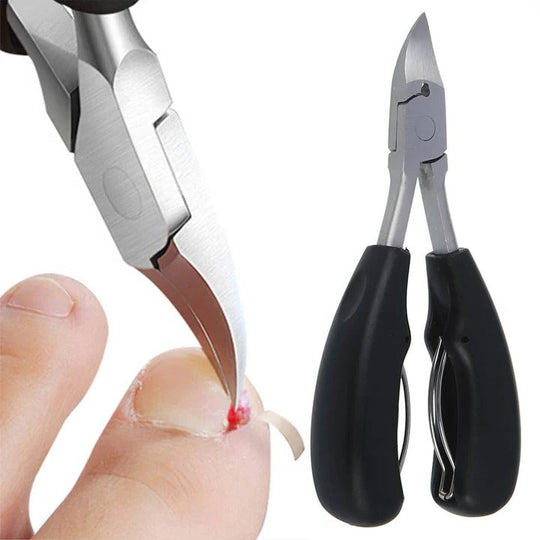 Wide Jaw Nail Clippers for Thick Nails with Built-In File