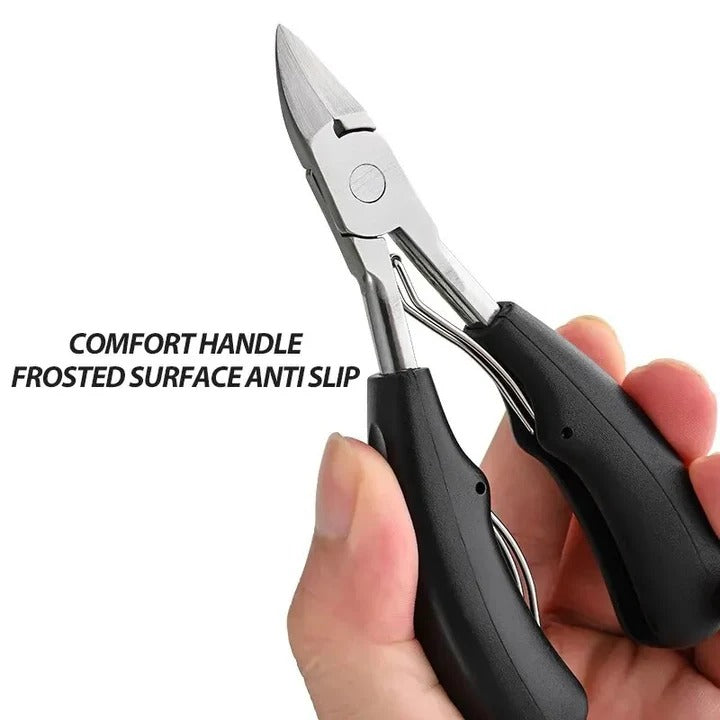 Wide Jaw Nail Clippers for Thick Nails with Built-In File