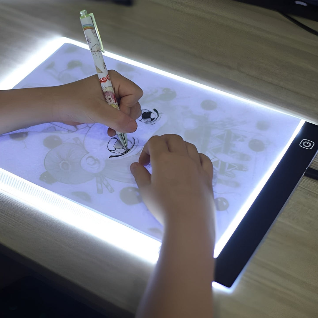 LED Tracing Light Pad with Adjustable Brightness for Drawing and Crafts