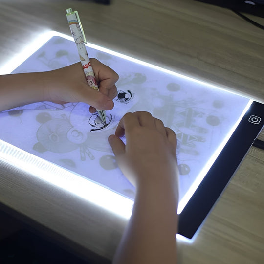 LED Tracing Light Pad with Adjustable Brightness for Drawing and Crafts